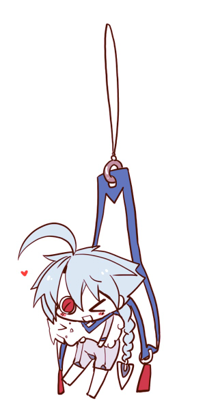 ragna the bloodedge and nu-13 (blazblue) drawn by kuro_yuzu