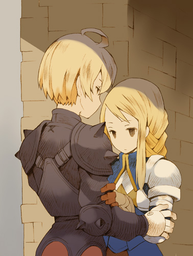 agrias oaks and ramza beoulve (final fantasy and 1 more) drawn by b.tarou