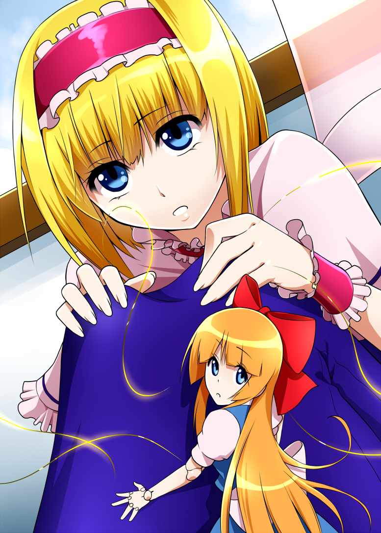 alice margatroid and shanghai doll (touhou) drawn by mattari_yufi