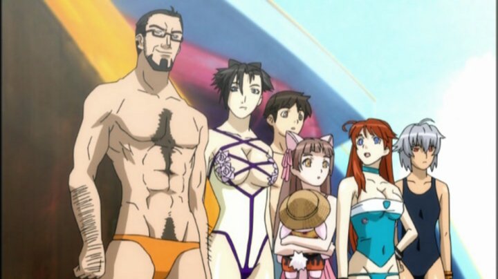 jo, meg, sei, amy, tachibana kyouhei, and 1 more (bakuretsu tenshi)