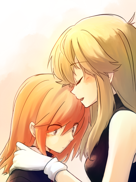 silver and green (pokemon and 1 more) drawn by sekka_koyori