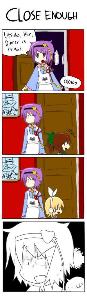 komeiji satori, kagamine rin, reiuji utsuho, and uncle sam (touhou and 1 more) drawn by raythalosm