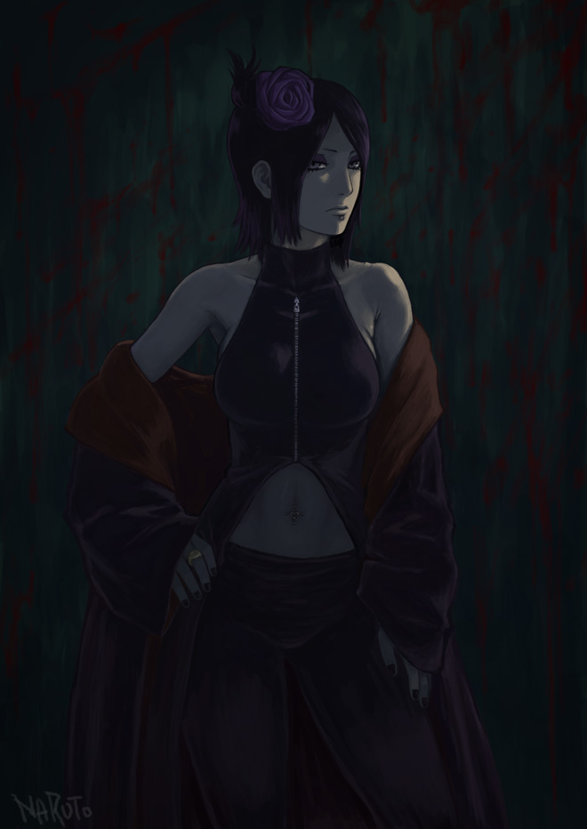 konan (naruto and 1 more) drawn by nier_(l215)