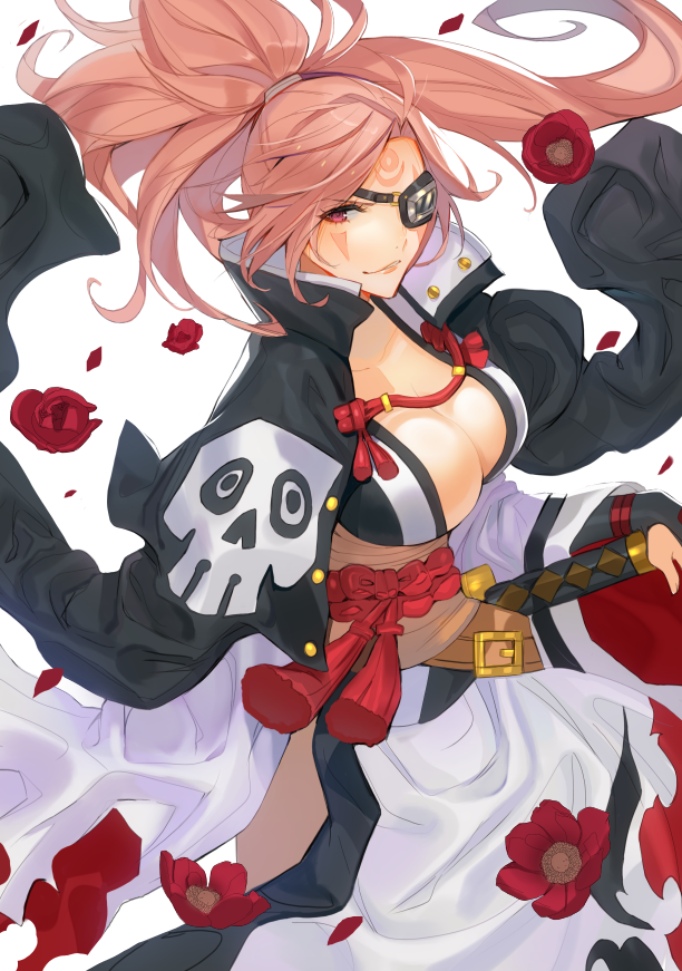 baiken (guilty gear and 1 more) drawn by lloule