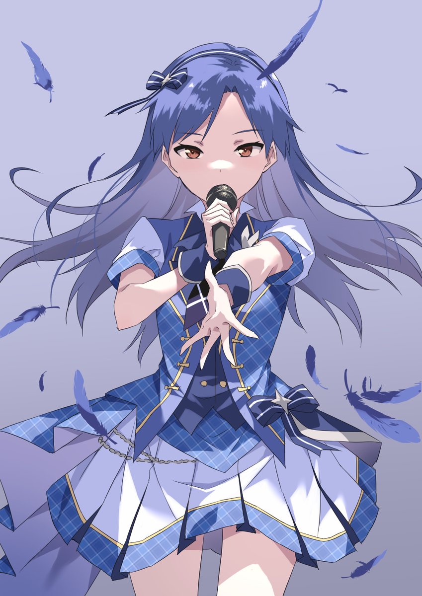 kisaragi chihaya (idolmaster and 2 more) drawn by mikaze_takashi
