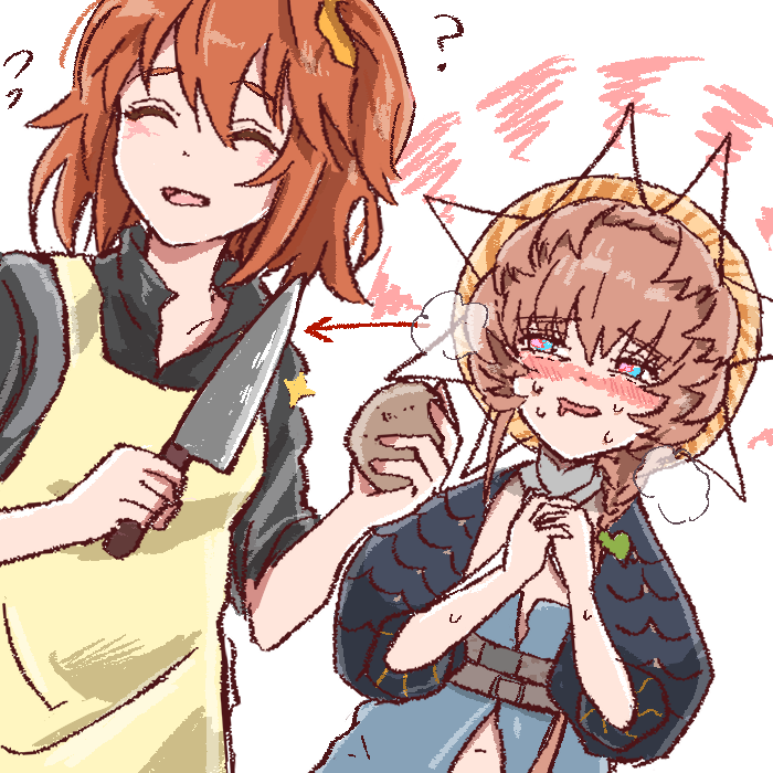 fujimaru ritsuka and van gogh (fate and 1 more) drawn by shimogamo_(shimomo_12)