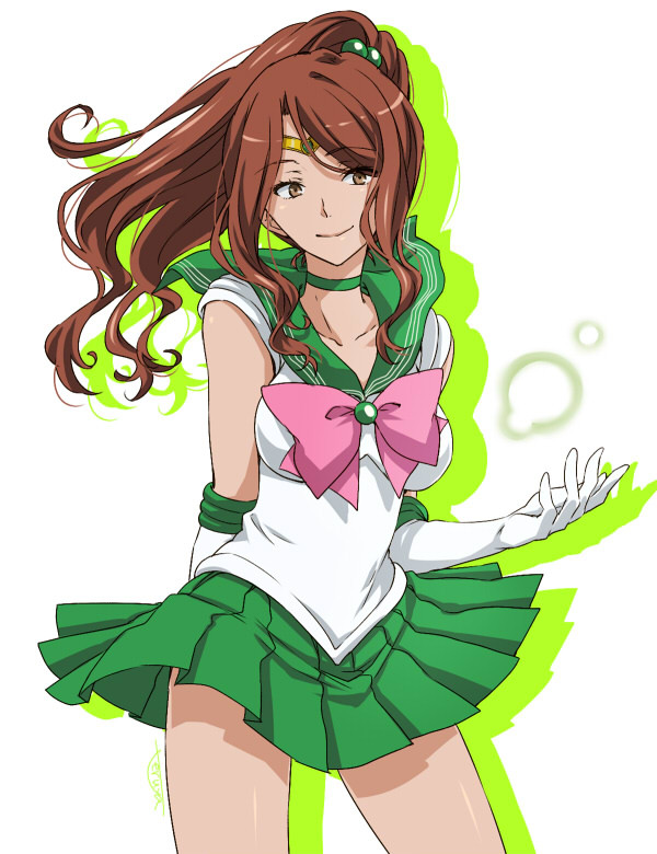 sailor jupiter, mugino shizuri, and koshimizu ami (toaru majutsu no index and 3 more) drawn by teruya_(6w6y)