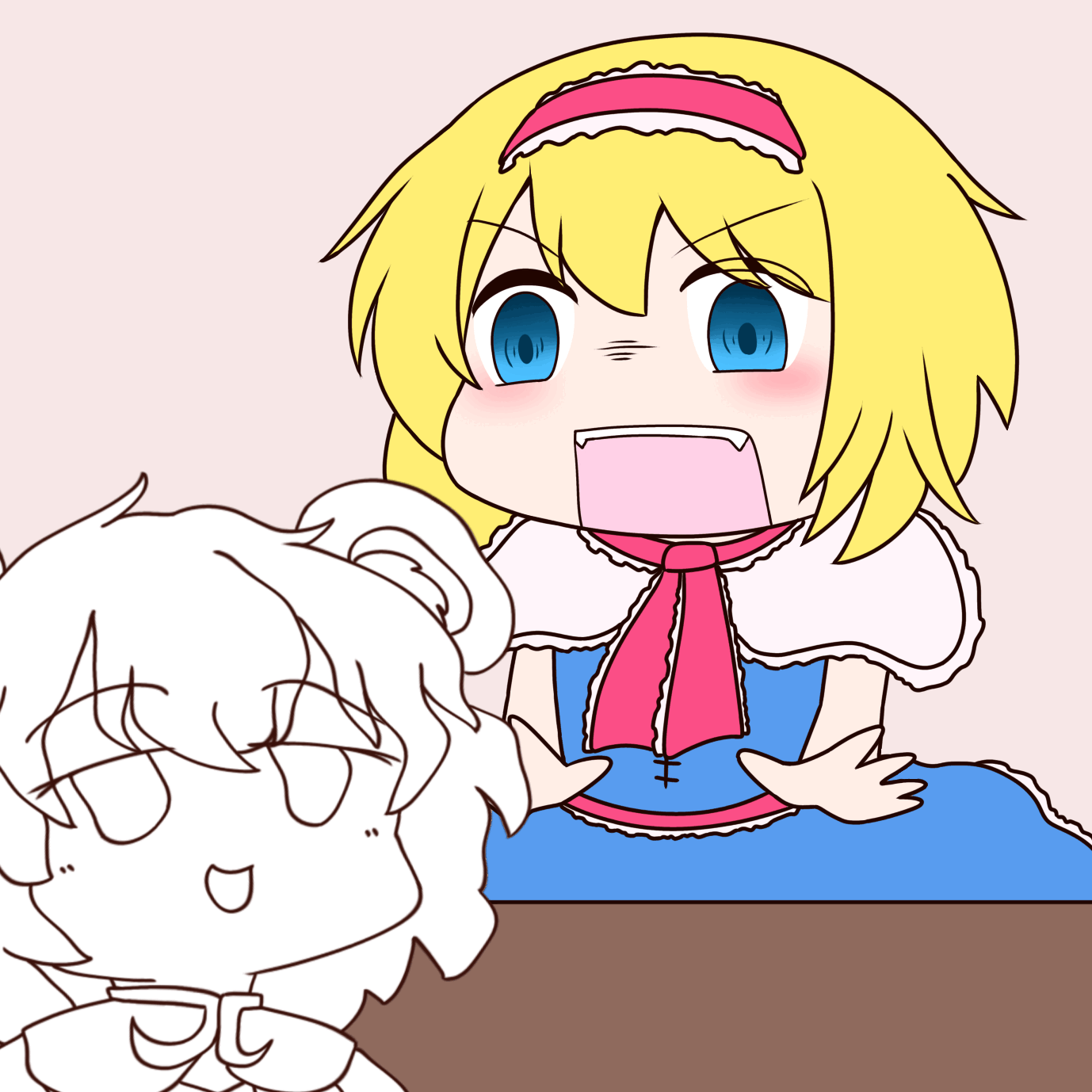 alice margatroid, nazrin, nyon, and ichigo (touhou and 1 more) drawn by y75zei
