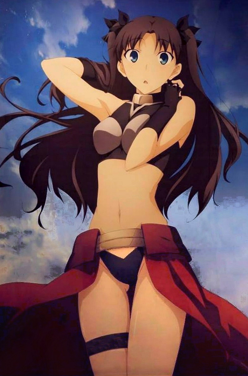 tohsaka rin and archer (fate and 1 more)