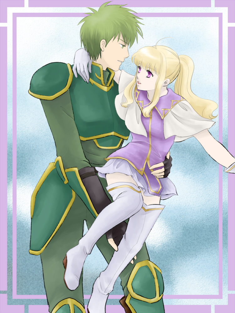 clarine and lance (fire emblem and 1 more) drawn by suzu007