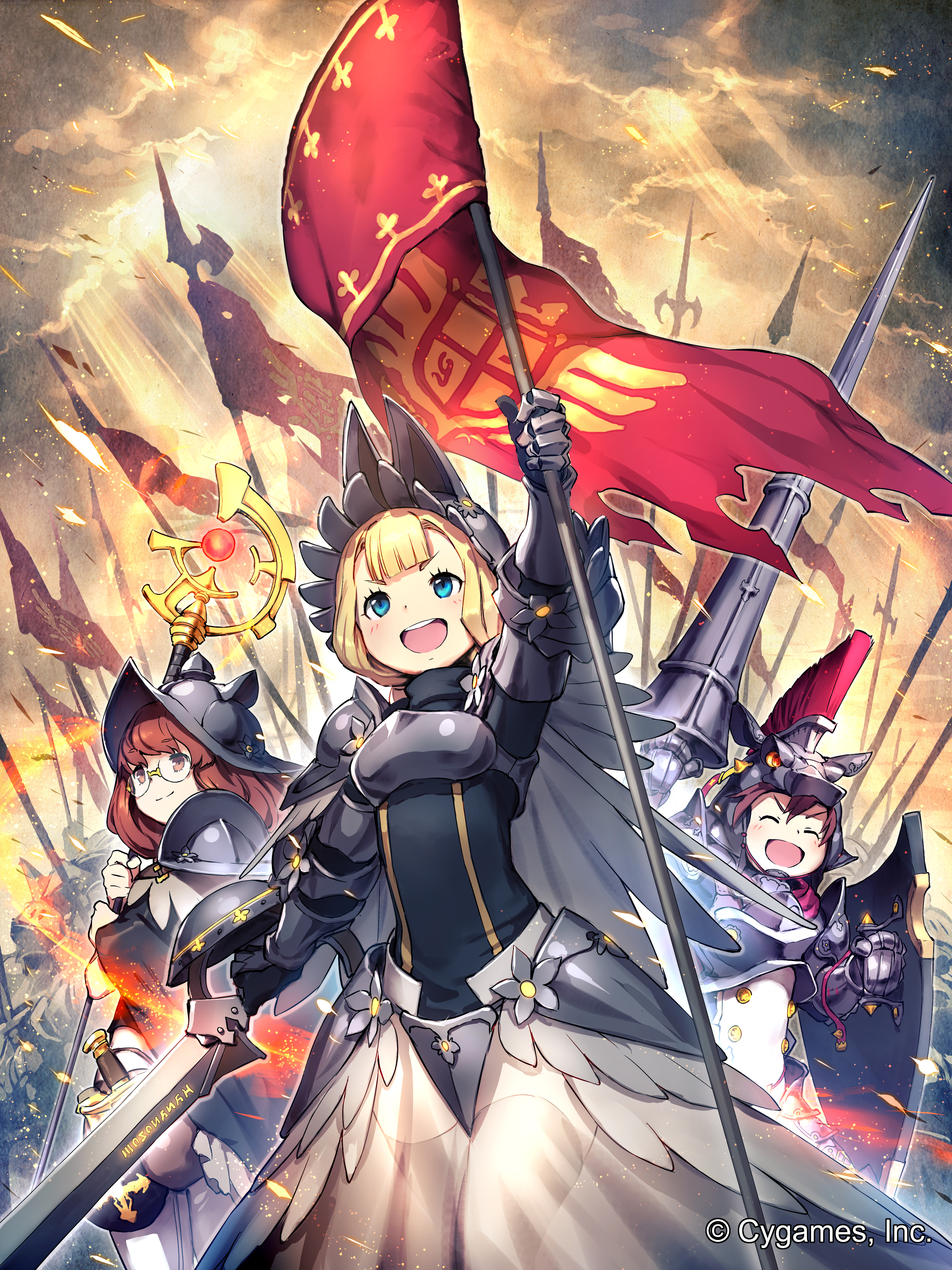 Ephemera Luminous Knight And Luminous Mage Shingeki No Bahamut And 2 More Drawn By Okada Manabi Danbooru