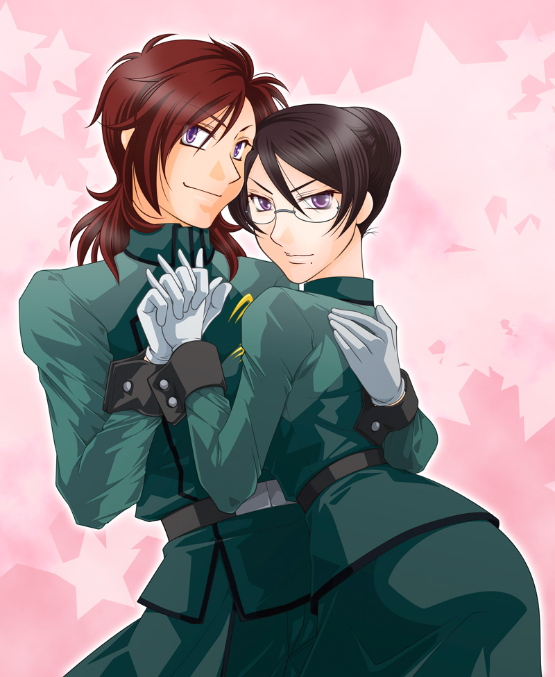 kati mannequin and patrick colasour (gundam and 1 more) drawn by miyayoshi_(bricola)