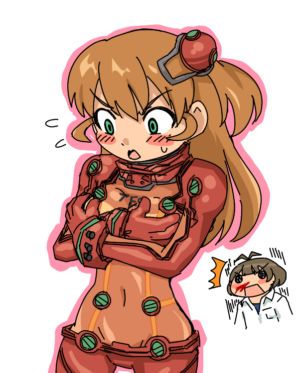 souryuu asuka langley, akizuki ryo, and sakurai yumeko (idolmaster and 4 more) drawn by yashiroku