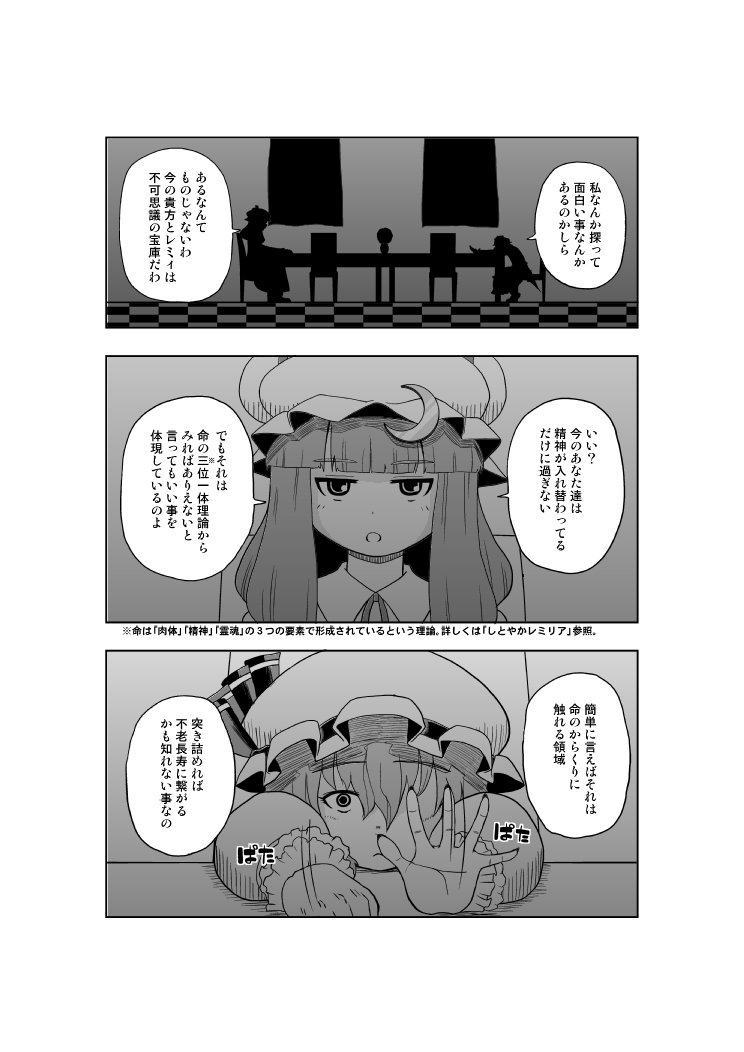 remilia scarlet and patchouli knowledge (touhou) drawn by nagare_kei