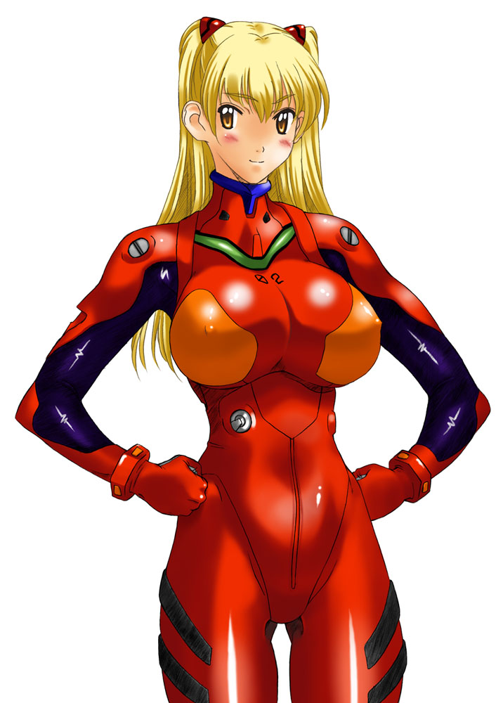 souryuu asuka langley and matsuoka kiyone (original and 1 more) drawn by kamia_(not_found)