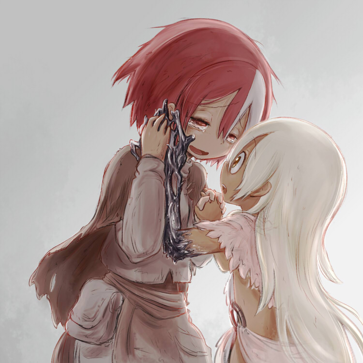 vueko and irumyuui (made in abyss) drawn by tona_o