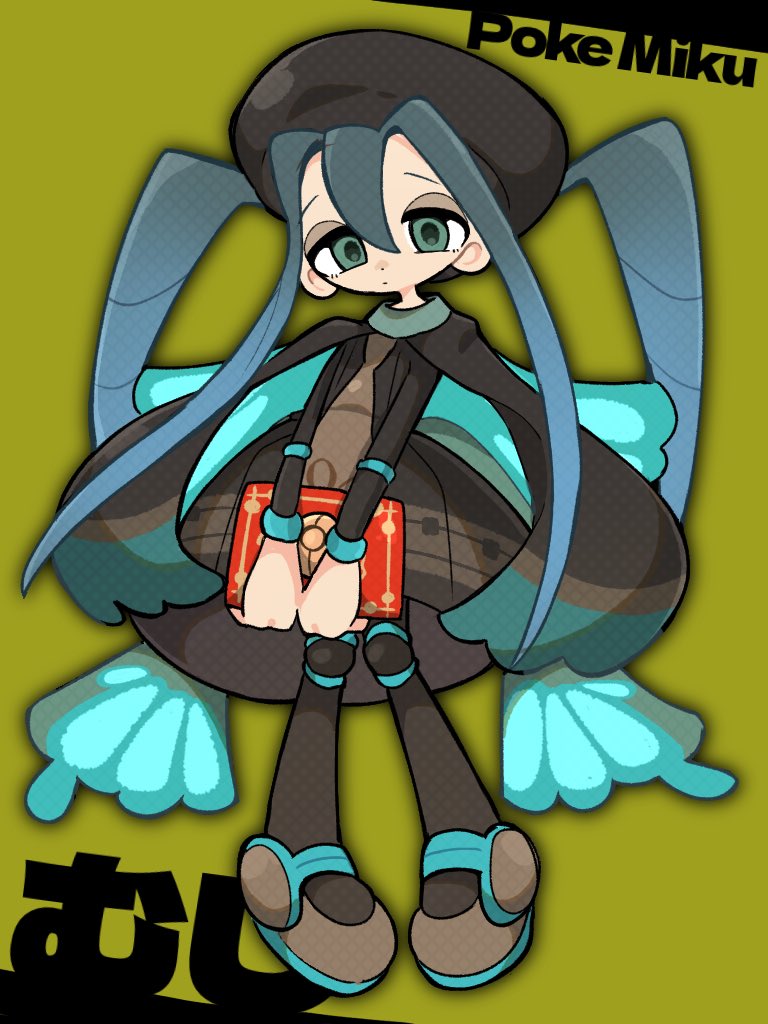 hatsune miku and bug miku (pokemon and 2 more) drawn by shiba_inu_(j1piwzrj8xdzywk)