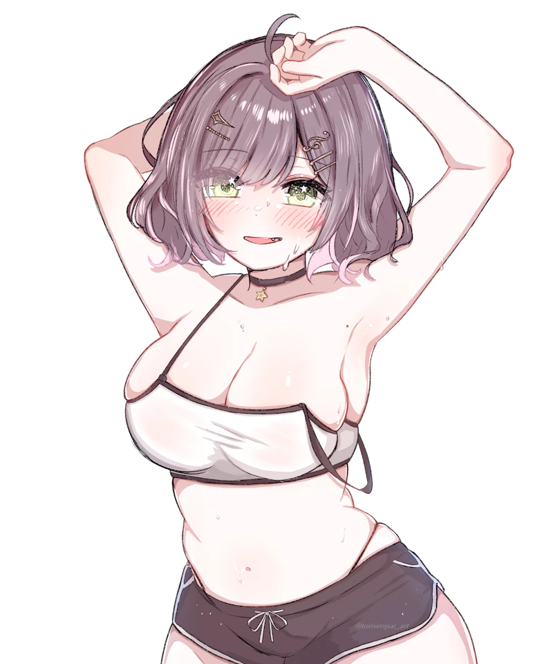 miori celesta (indie virtual youtuber) drawn by torisenpai_art