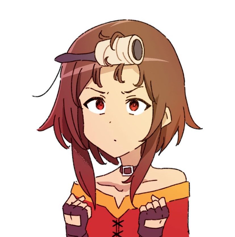 megumin (kono subarashii sekai ni shukufuku wo!) drawn by the_freakin_yui