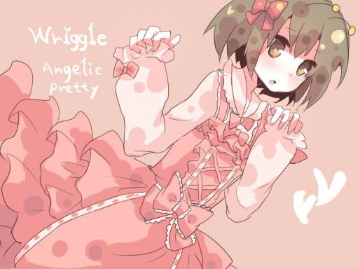 wriggle nightbug and princess wriggle (touhou) drawn by karunabaru