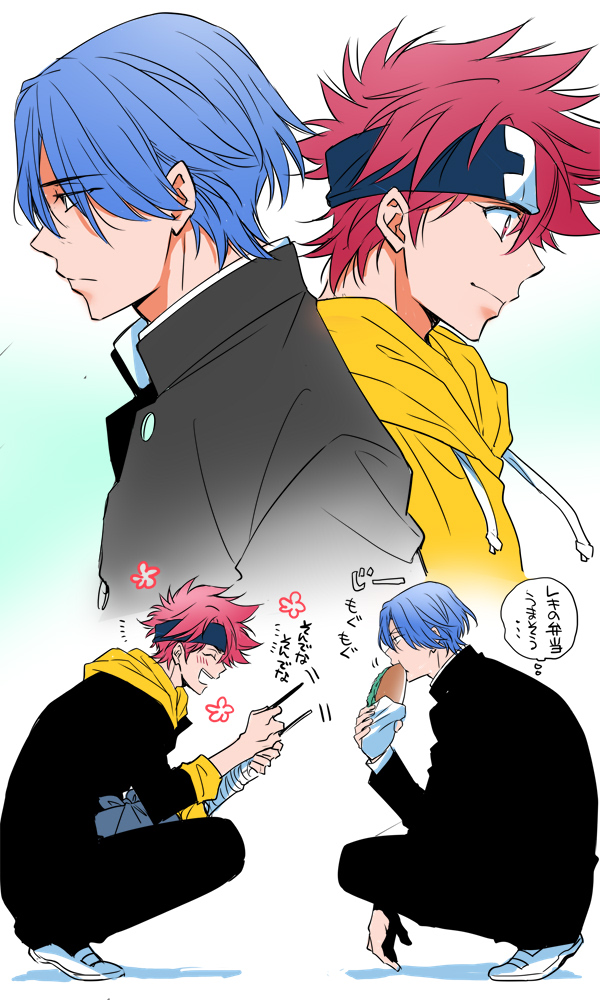 kyan reki and hasegawa langa (sk8 the infinity) drawn by sisido_(black_candy)