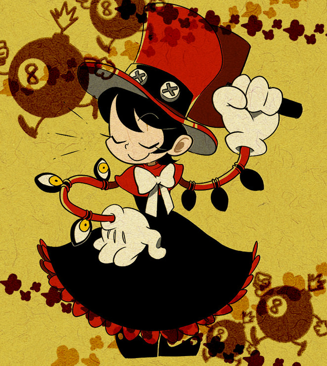 peacock and george the bomb (skullgirls) drawn by yojio_(2188)