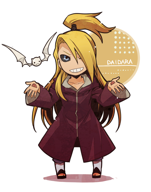 deidara (naruto and 1 more) drawn by yosakuh