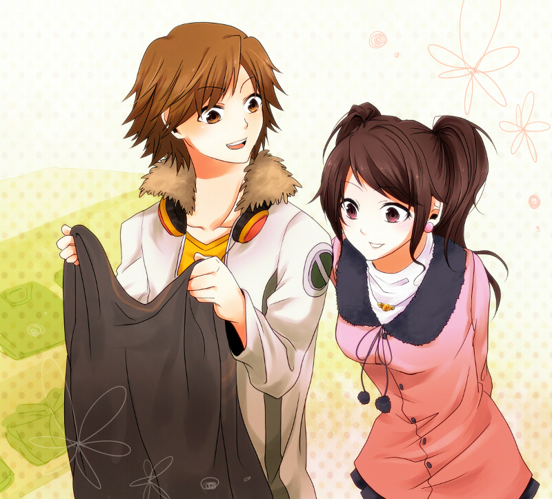 kujikawa rise and hanamura yousuke (persona and 1 more) drawn by chago