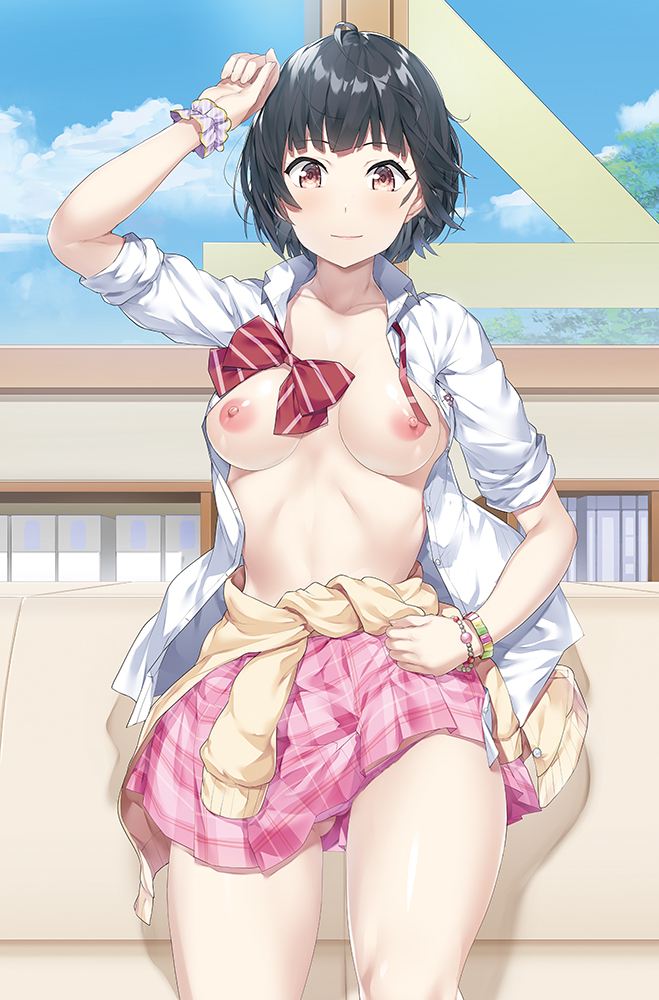 mayuzumi fuyuko (idolmaster and 1 more) drawn by homu_(seven_deadly_sins)