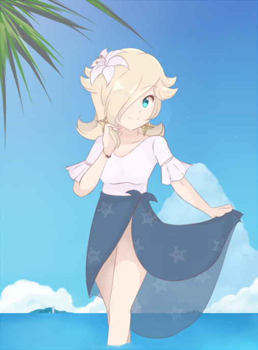 rosalina (mario) drawn by chocomiru