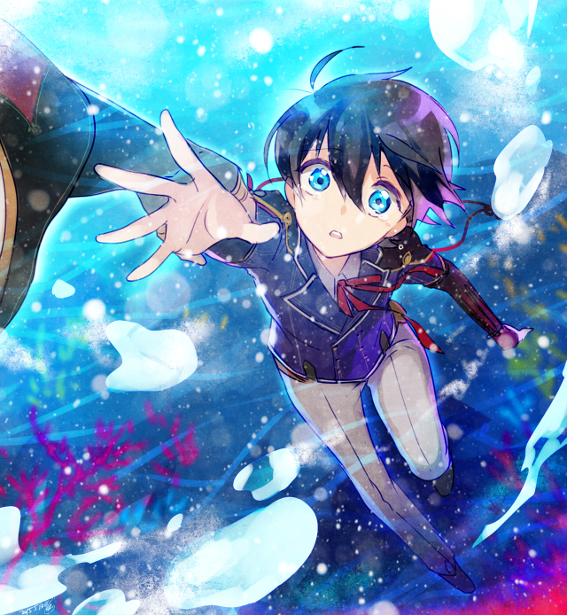 izumi-no-kami kanesada and horikawa kunihiro (touken ranbu) drawn by hebino_rai