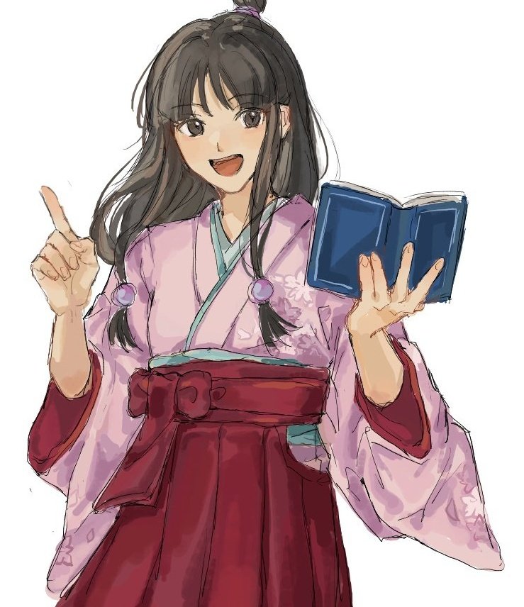 maya fey and susato mikotoba (ace attorney and 1 more) drawn by shimomoki