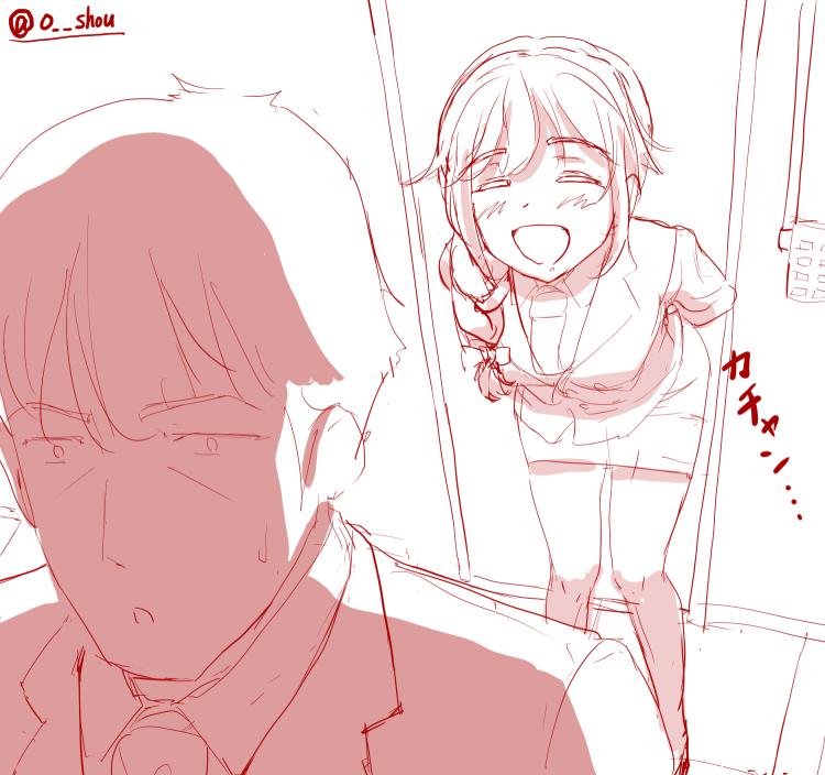 producer and senkawa chihiro (idolmaster and 1 more) drawn by oshou_(o_shou)