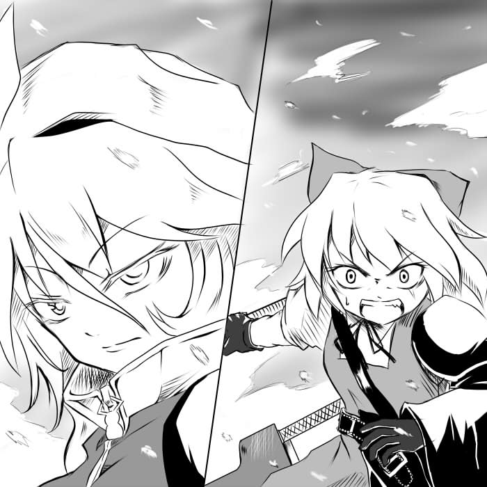 cirno and letty whiterock (touhou and 1 more) drawn by mizukiri