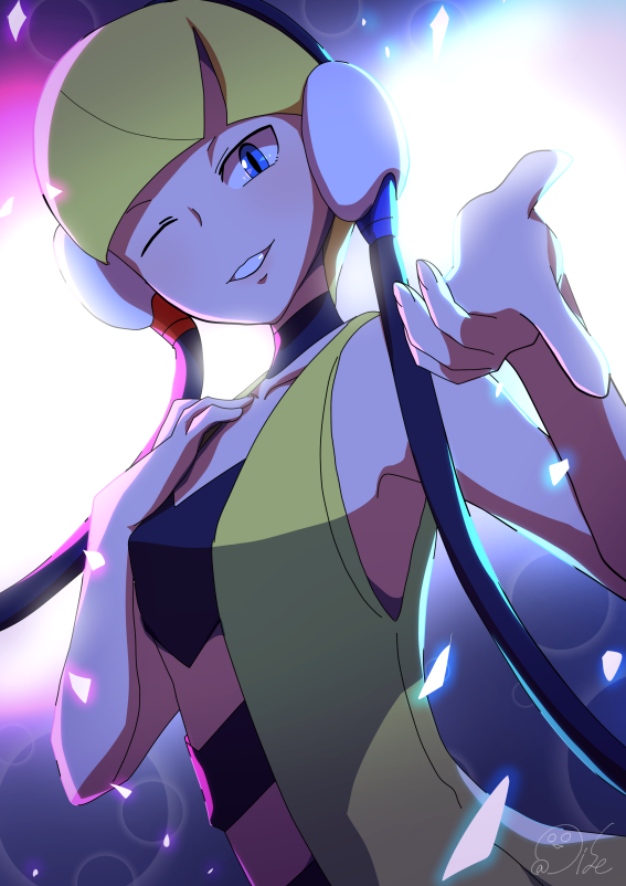 elesa (pokemon and 1 more) drawn by oooise