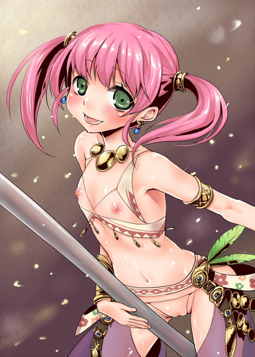 dancer and dancer 2 (sekaiju no meikyuu and 1 more) drawn by kazabuki_poni
