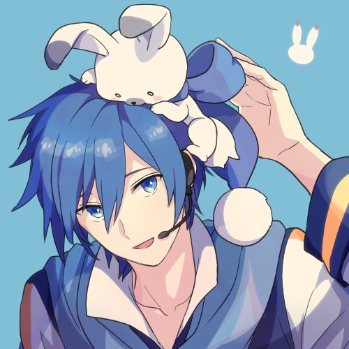 kaito and rabbit yukine (vocaloid) drawn by akiyoshi_(tama-pete)