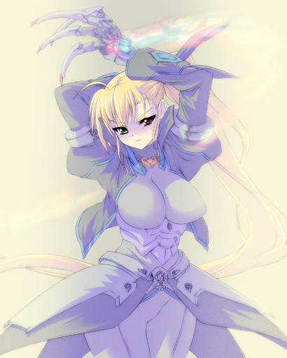 vivio (lyrical nanoha and 1 more) drawn by nekomamire