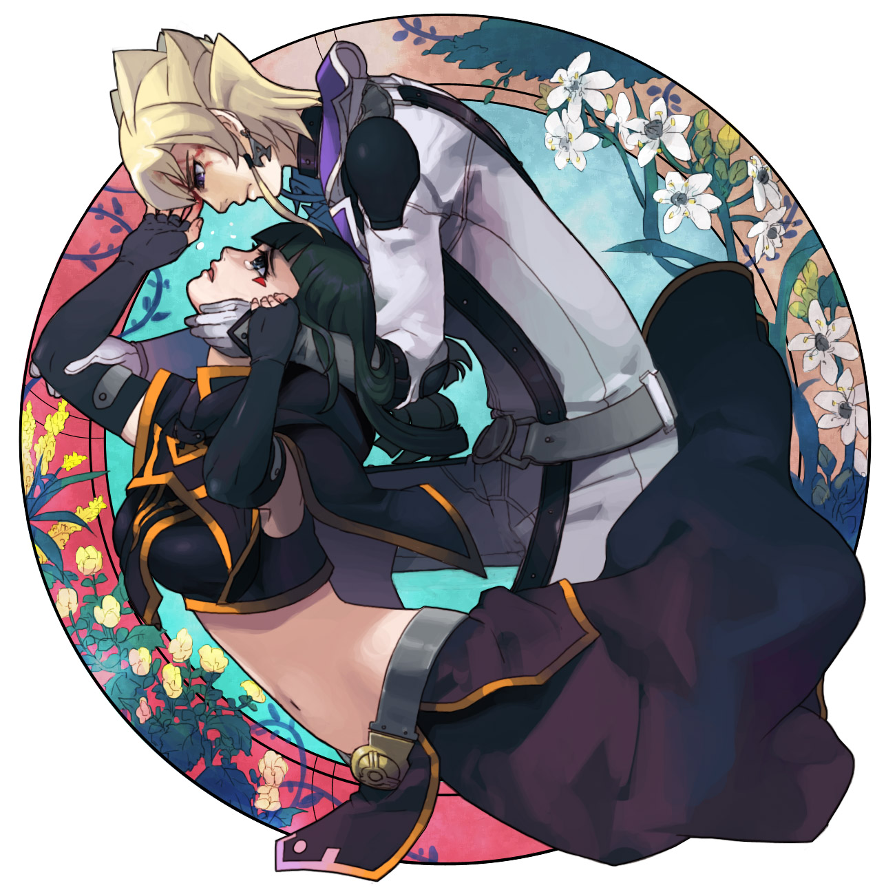 Jack Atlas And Carly Nagisa Yu Gi Oh And 1 More Drawn By Mayday Danbooru