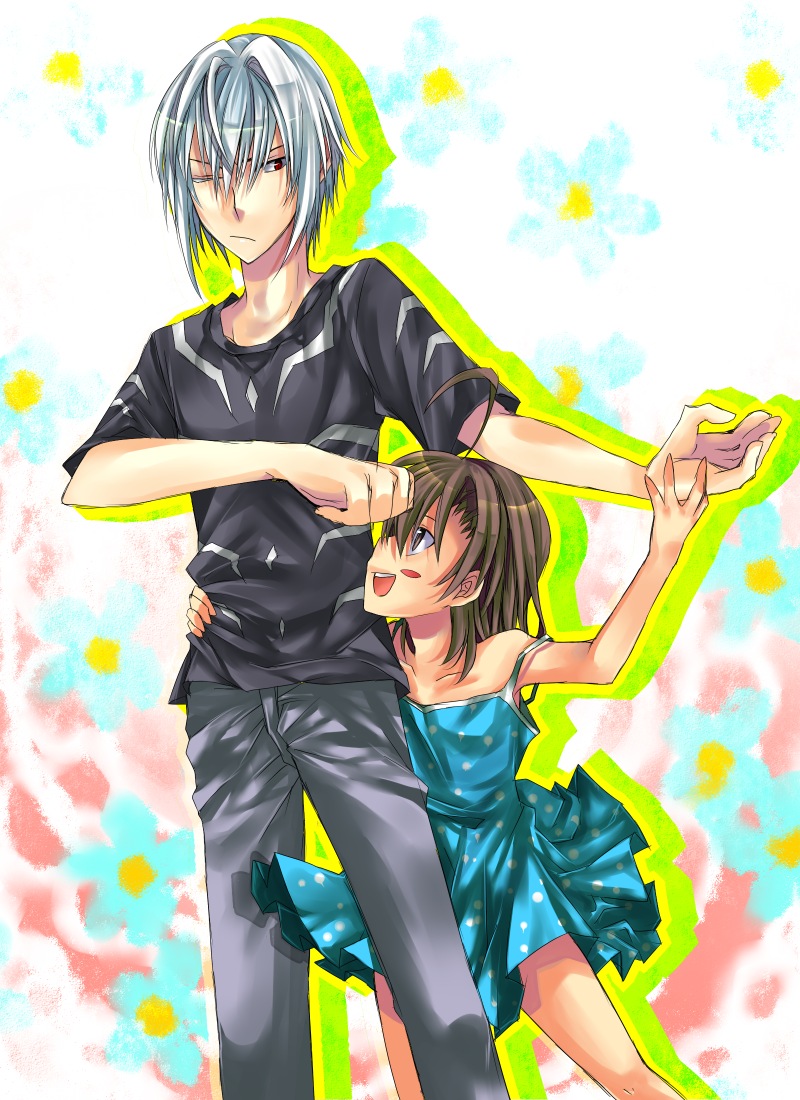 accelerator and last order (toaru majutsu no index and 1 more) drawn by naridon