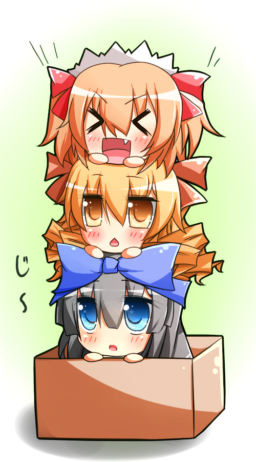 star sapphire, luna child, and sunny milk (touhou) drawn by warabi_mochi_(ehimedaisuki)
