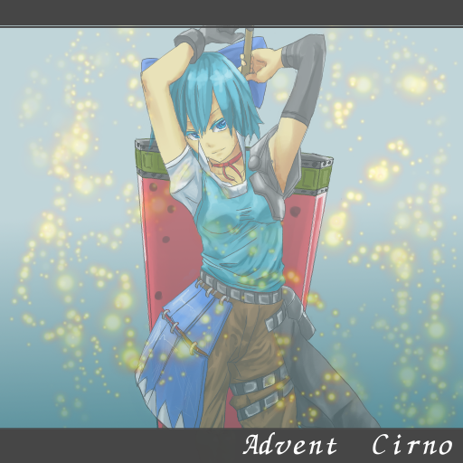cirno (touhou and 1 more) drawn by polm