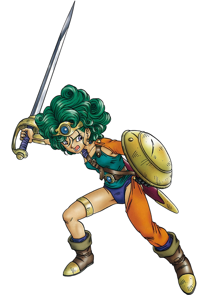 heroine (dragon quest and 1 more) drawn by toriyama_akira