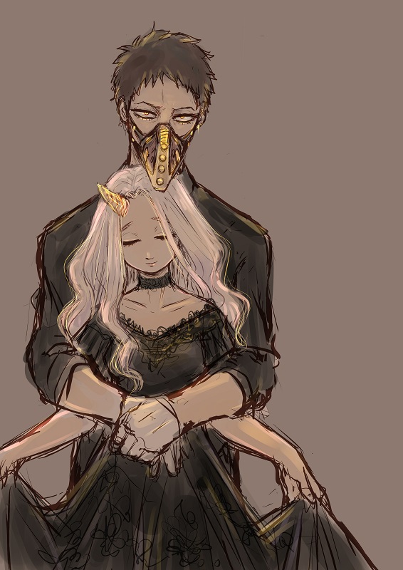 eri and overhaul (boku no hero academia) drawn by qaz14wsx15