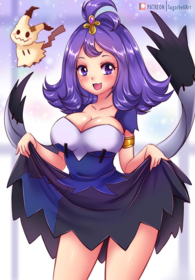 mimikyu and acerola (pokemon and 1 more) drawn by sugarbell