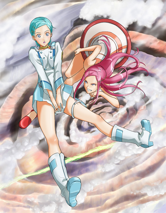 eureka and anemone (eureka seven) drawn by morisu