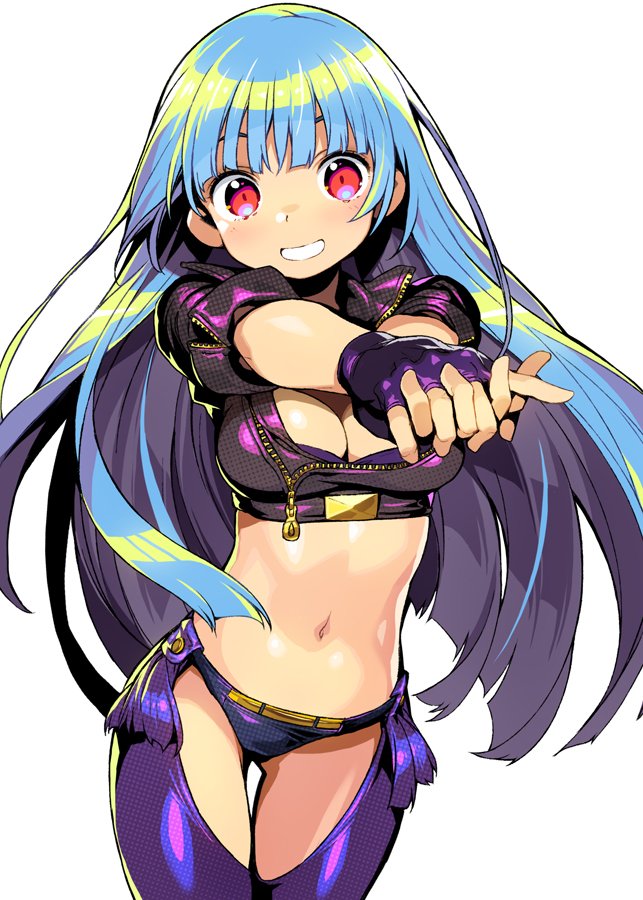 angel and kula diamond (the king of fighters and 2 more) drawn by onono_imoko