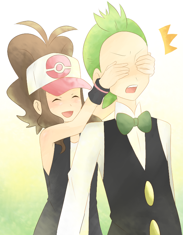hilda and cilan (pokemon and 1 more) drawn by fin2424