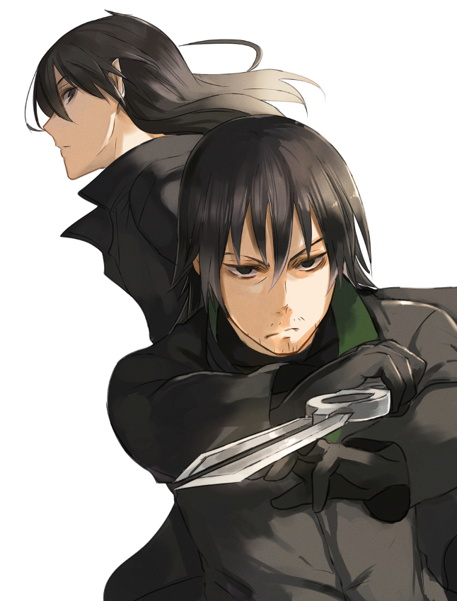 hei and yuuki shinjuurou (darker than black and 1 more) drawn by pepe_(jonasan)