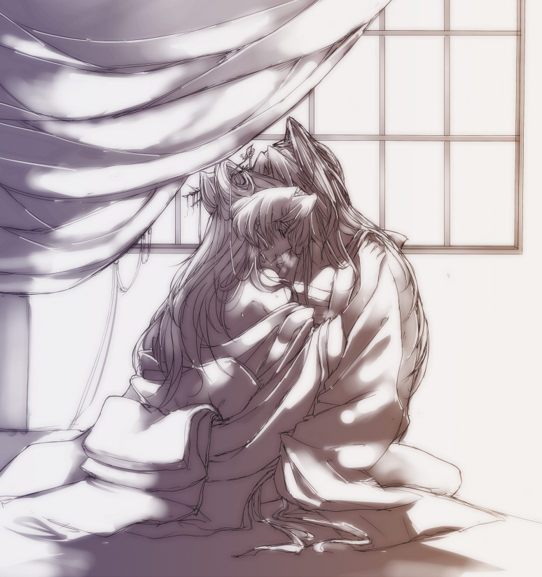 kazanari tsubasa and maria cadenzavna eve (senki zesshou symphogear) drawn by rhapsode